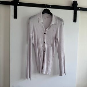 Free People slinky knit cardigan